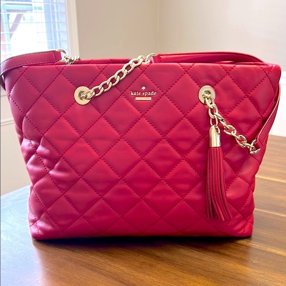 kate spade Handbags - Kate Spade Emerson Place Priya Quilted Leather Shoulder Bag